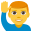 Man Raising Hand