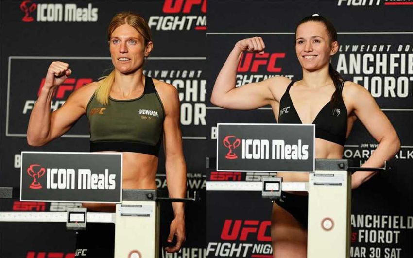 Результаты взвешивания UFC on ESPN 54
