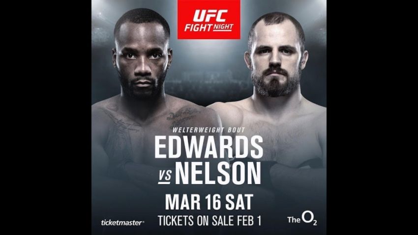 Видео боя Леон Эдвардс - Гуннар Нельсон UFC Fight Night 147