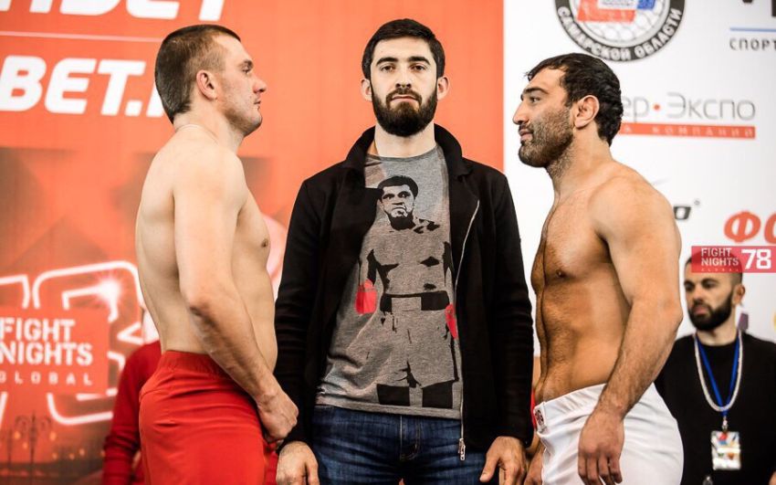 Видео боя Артур Гусейнов - Михаил Царёв Fight Nights Global 78