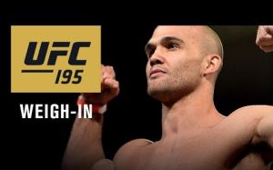 Видео взвешивания UFC 195