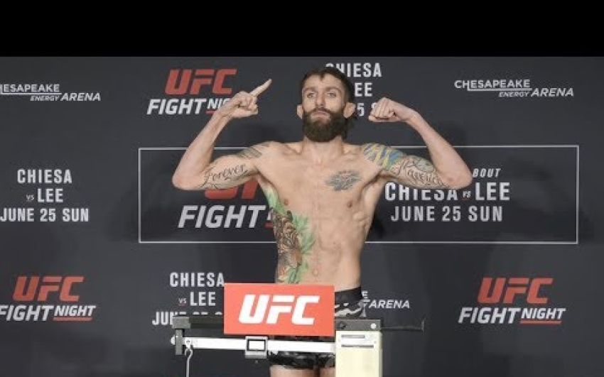 Результаты взвешивания UFC Fight Night 112 Киеса - Ли