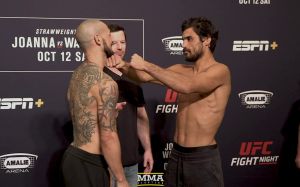 Битвы взглядов участников турнира UFC Fight Night 161: Йоанна Енджчейчик - Мишель Уотерсон