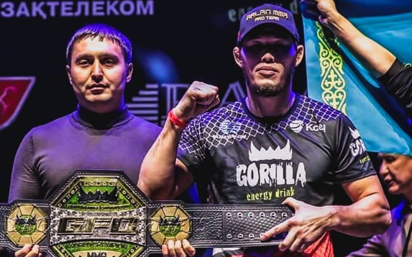 Даурен Ермеков одолел Артура Гусейнова, став временным чемпионом среднего веса на GFC 23