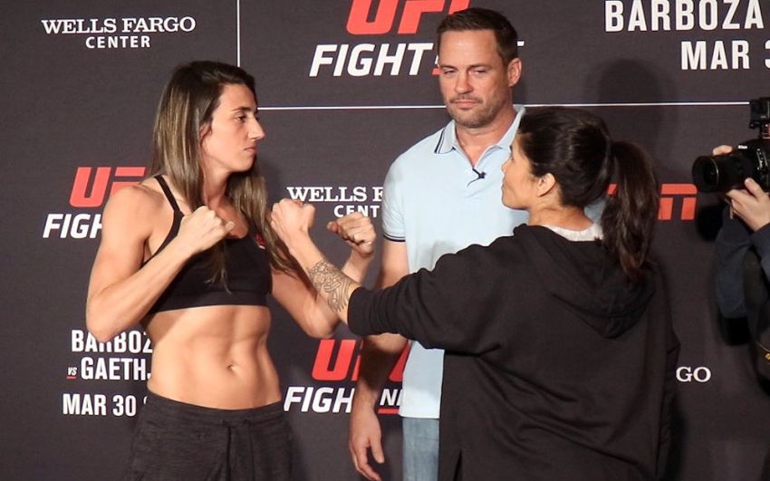 Видео боя Джессика Агуилар - Марина Родригес UFC on ESPN 2