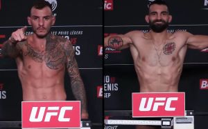 Результаты взвешивания турнира UFC Fight Night 243