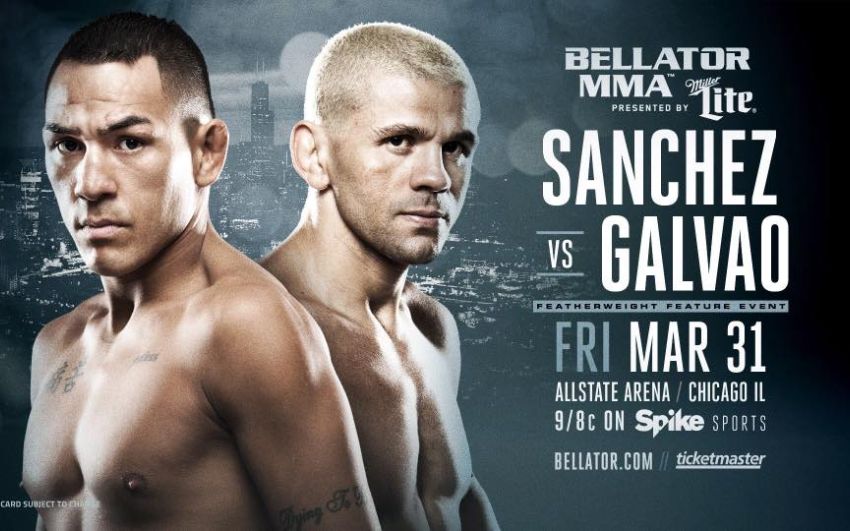 Видео боя Эммануэль Санчес - Маркос Гальвао Bellator 175