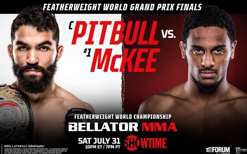 Файткард турнира Bellator 263: Патрисио Фрейре - Эй Джей МакКи