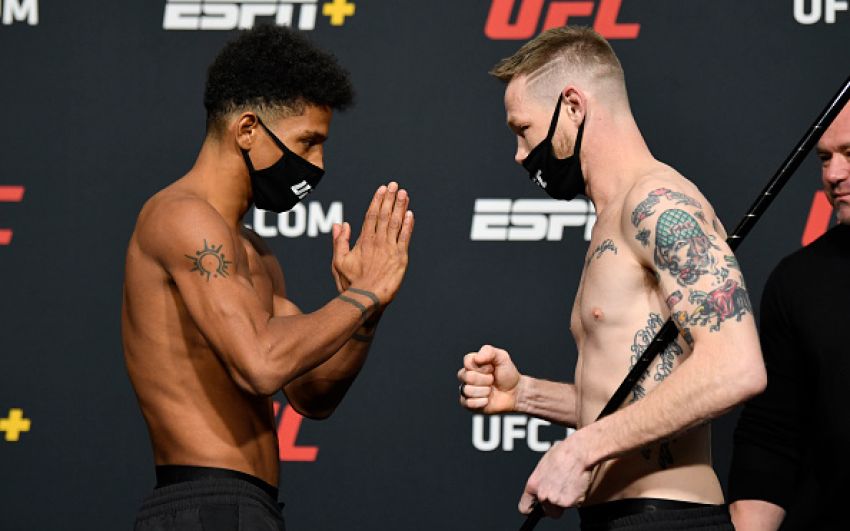 Видео боя Алекс Касерес - Кевин Крум UFC Fight Night 186