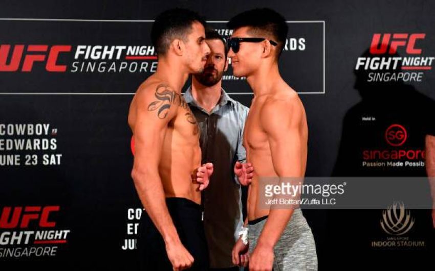 Видео боя Фелипе Арантес — Ядон Сон UFC Fight Night 132