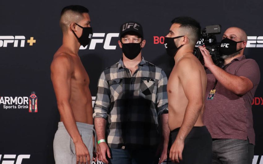 Видео боя Заррух Адашев - Тайсон Нам UFC on ESPN 10