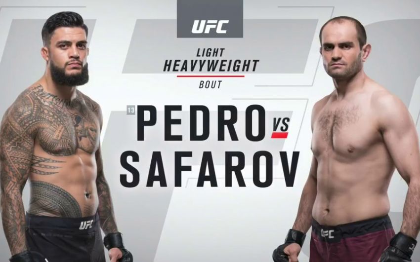 Видео боя Сапарбек Сафаров - Тайсон Педро UFC 221