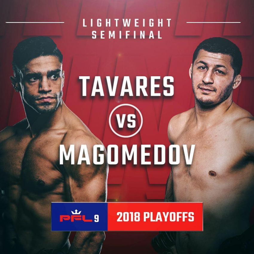 Видео боя Рашид Магомедов - Тиаго Таварес PFL 9