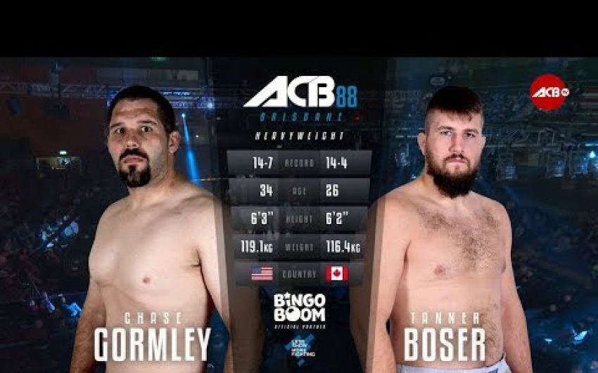 Видео боя Чейз Гормли - Таннер Босер ACB 88