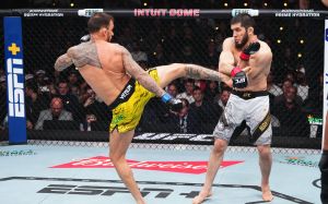 Видео боя Ислам Махачев – Ренато Мойкано UFC 311