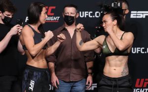 Видео боя Мишель Уотерсон - Марина Родригес UFC on ESPN 24