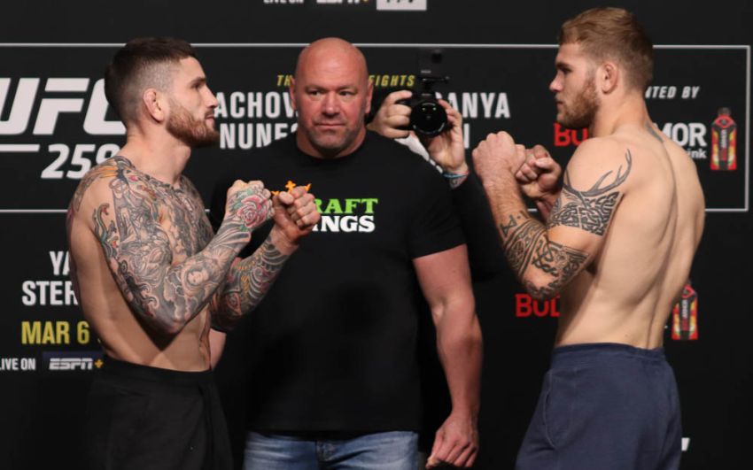 Видео боя Шон Брейди - Джейк Мэттьюз UFC 259