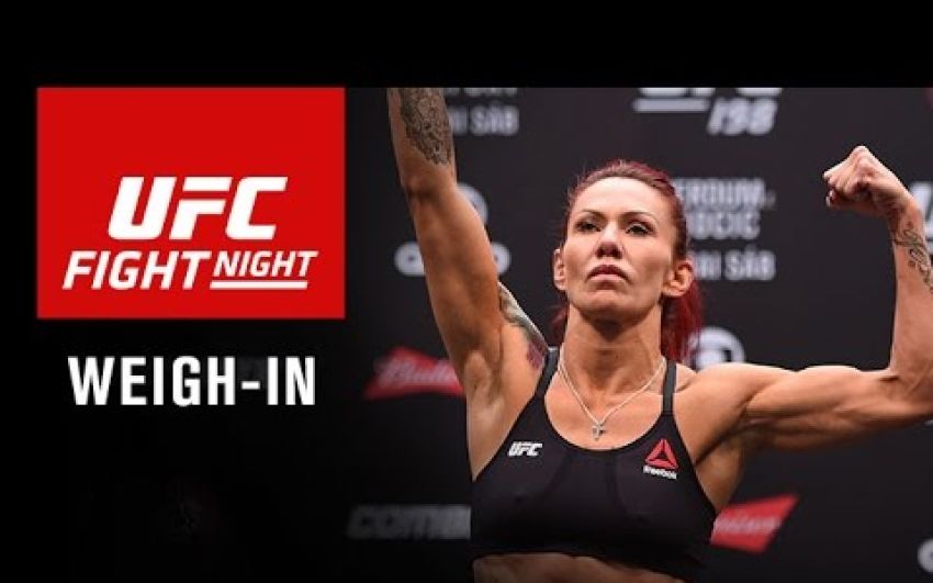Официальная процедура взвешивания перед UFC Fight Night 95 Brasilia