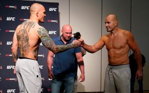 Церемония взвешивания и битвы взглядов перед UFC Fight Night 171: Энтони Смит - Гловер Тейшейра