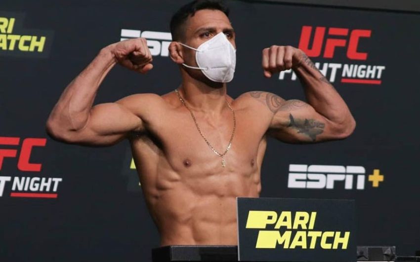 Результаты взвешивания турнира UFC Fight Night 182: Пол Фелдер - Рафаэль Дос Аньос