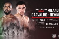 Результаты взвешивания участников турнира Bellator 230 и Bellator Milan: Рафаэль Карвальо - Вадим Немков