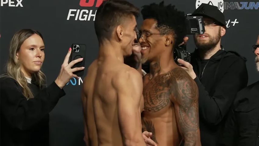 Результаты взвешивания турнира UFC Fight Night 266
