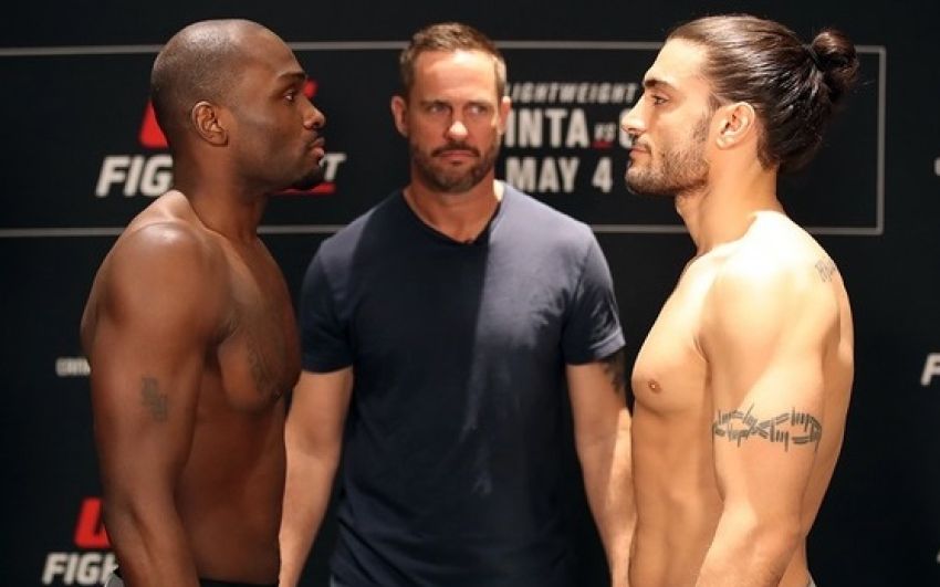 Видео боя Дерек Брансон - Элиас Теодору UFC Fight Night 151