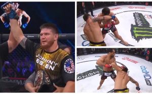 Джонни Эблен отобрал титул у Гегарда Мусаси на Bellator 282