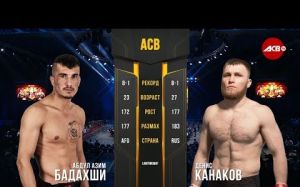Видео боя Абдул Азим Бадахши - Денис Канаков ACB 86