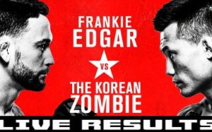 Результаты турнира UFC Fight Night 165: Фрэнки Эдгар - "Корейский Зомби"