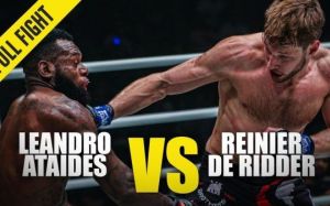Видео боя Леандро Атаидес - Рейнер де Риддер ONE Championship: Warrior's Code