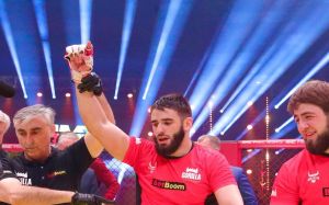 Видео боя Саламу Мунаев – Израиль Хизбулаев AMC Fight Nights 110