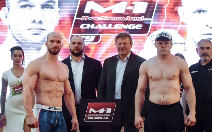 Результаты взвешивания M-1 Challenge 79: Шлеменко против Хэлси 2