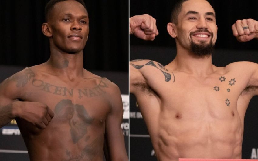 Результаты взвешивания турнира UFC 271