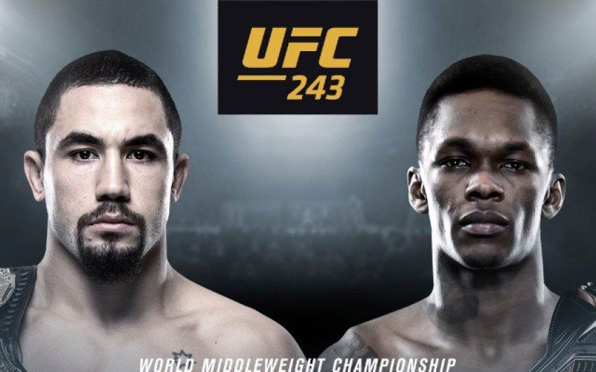 Официально: Роберт Уиттакер - Исраэль Адесанья на UFC 243