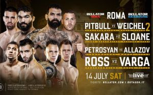 14 июля состоится турнир Bellator в Италии