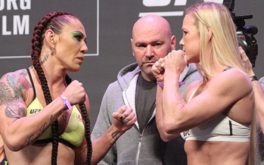 Видео боя Крис Сайборг - Холли Холм UFC 219