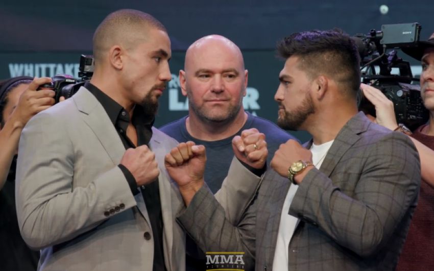 Стердауны хедлайнеров шоу UFC 234: Роберт Уиттакер - Келвин Гастелум