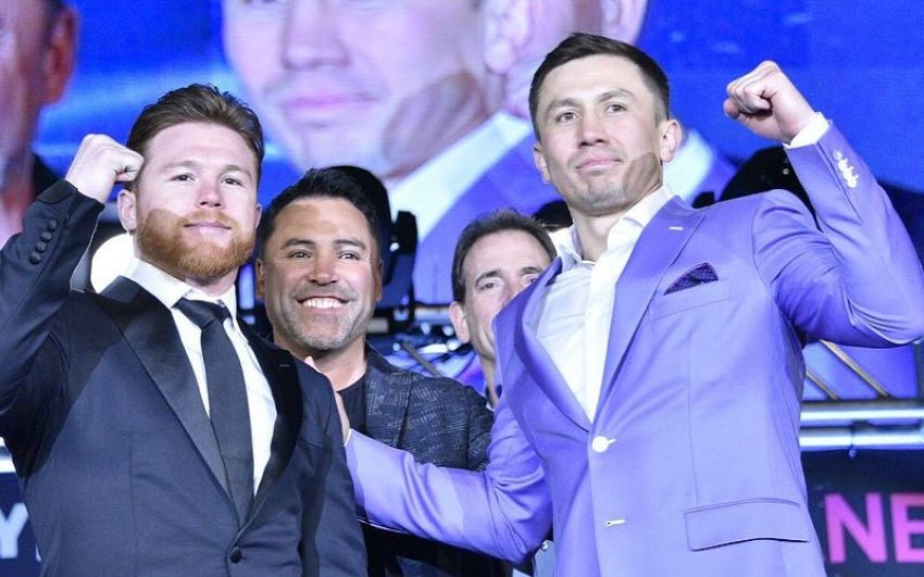 Оскар Де Ла Хойя против третьего боя Канело - GGG прямо сейчас