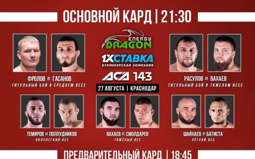 Видео боя Майкон Силван – Азамат Пшуков ACA 143