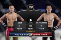 Видео боя Джереми Миадо - Ксювин Пэнг One Championship: Conquest of Champions