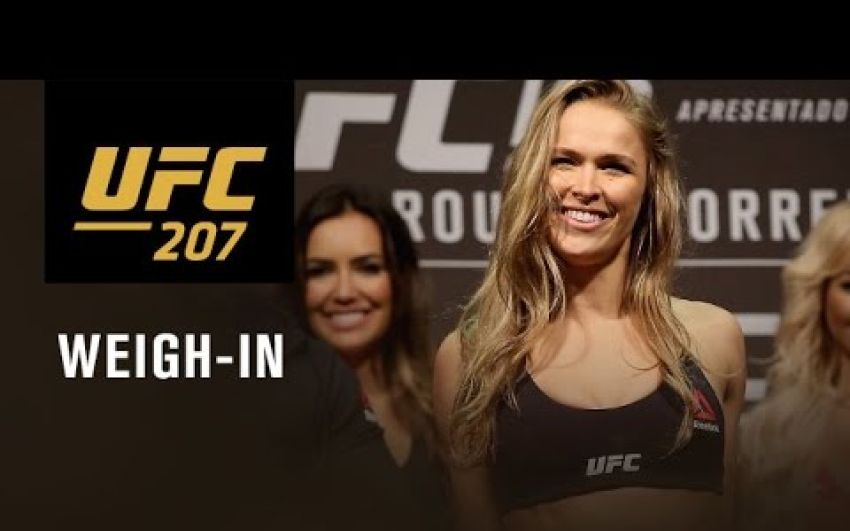 Взвешивание UFC 207. Прямая трансляция