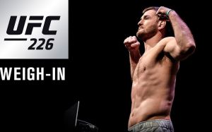 Видео взвешивания участников турнира UFC 226