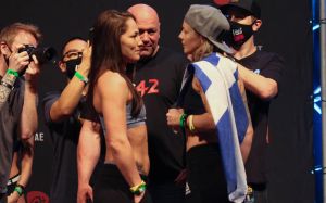 Видео боя Джессика Ай - Джоанн Калдервуд UFC 257