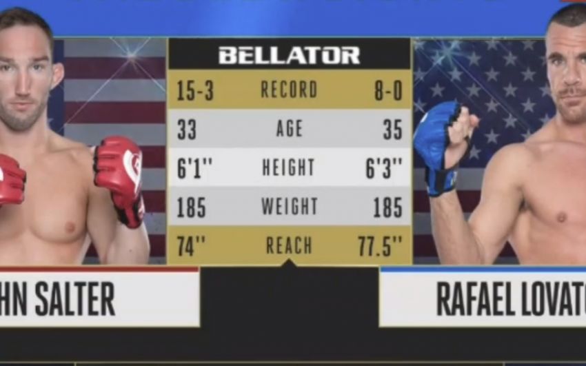 Видео боя Джон Солтер - Рафаэль Ловато Bellator 205