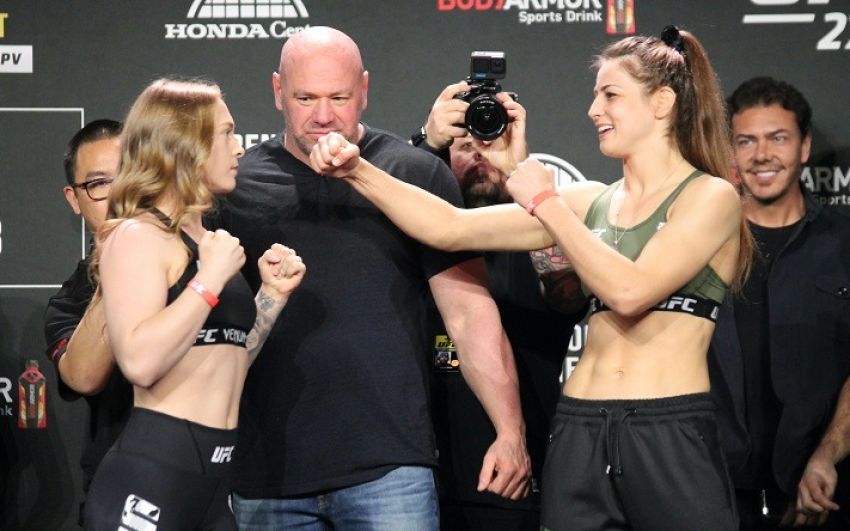 Видео боя Кей Хансен - Жасмин Ясудавичус UFC 270