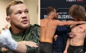 Петр Ян толкнул Двалишвили во время стердауна — видео