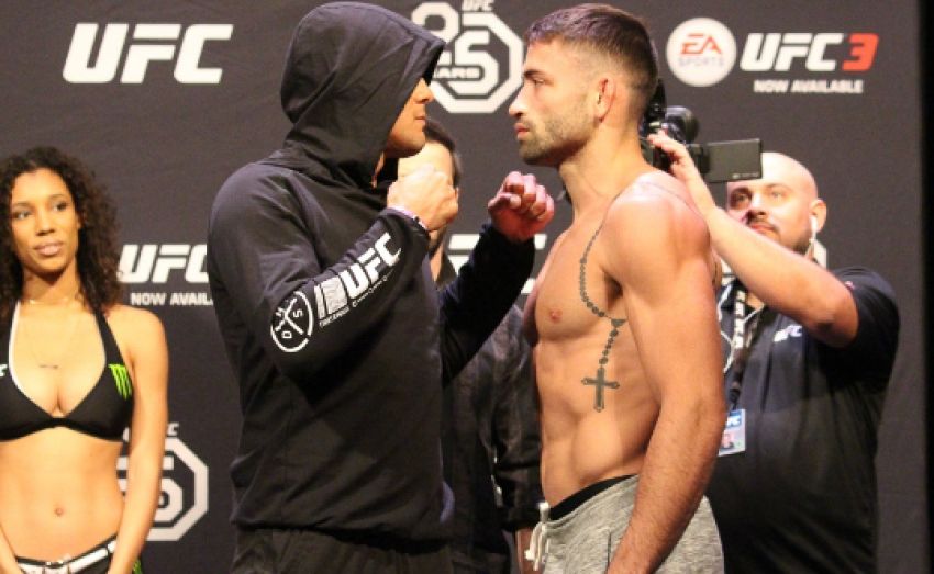 Видео боя Сияр Бахадурзада - Луан Чагас UFC Fight Night 128