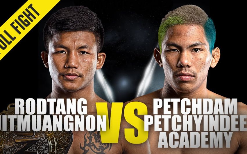 Видео боя Родтанг Джитмуангнон - Петчдам Петчьинди 3 ONE Championship: No Surrender
