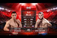 Видео боя Дмитрий Арышев – Андрей Браговский AMC Fight Nights 100